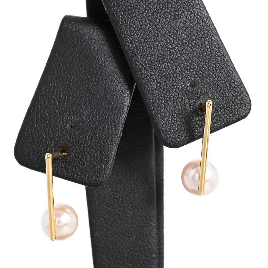 【中古A品】  ノンブランドジュエリー パール ピアス   K18YG 元町本店