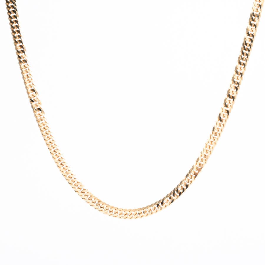 【中古A品】  ノンブランドジュエリー 喜平ネックレス 6面ダブル 27.4g   K18YG 横浜関内店