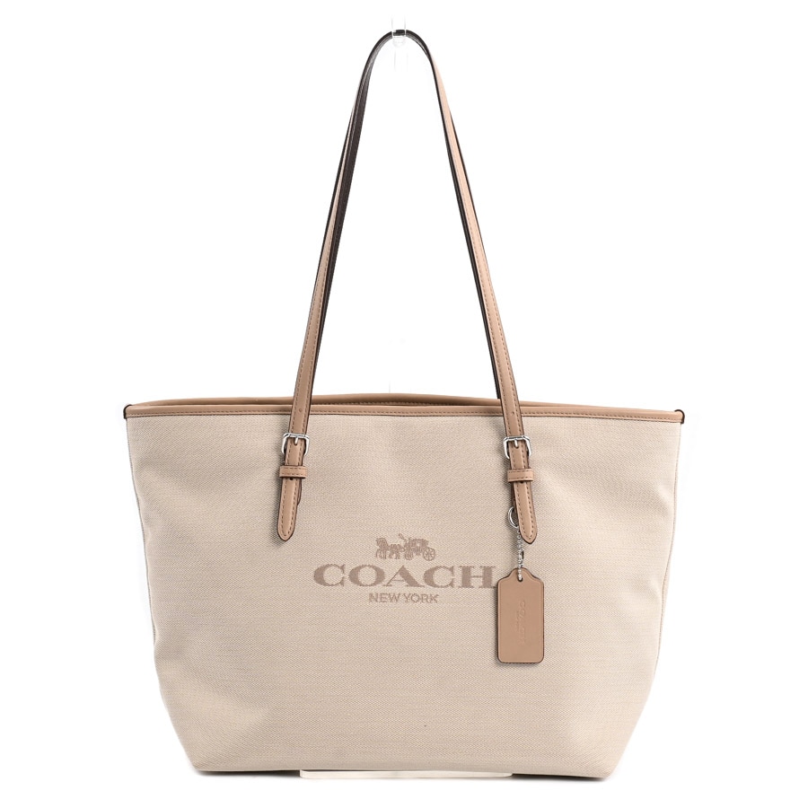 【中古SA品】  コーチ ショルダートートバッグ  6528 キャンバス 横浜関内店