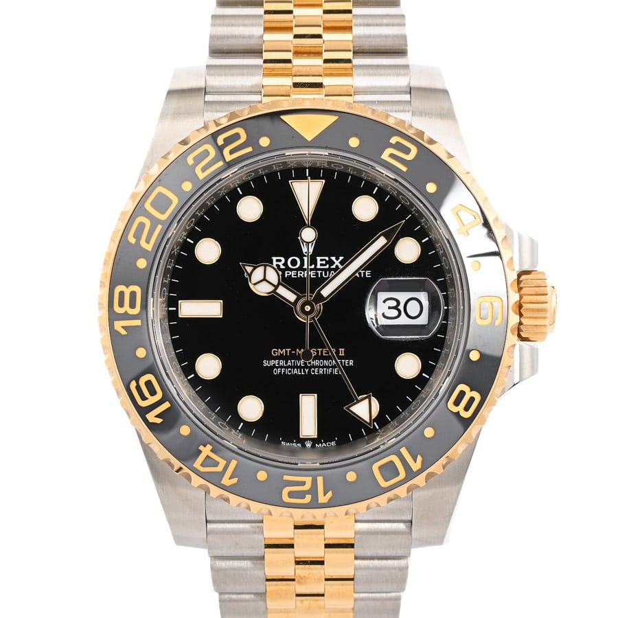 【中古A品】  ロレックス GMTマスター2  126713GRNR ステンレス/イエローゴールド 元町本店