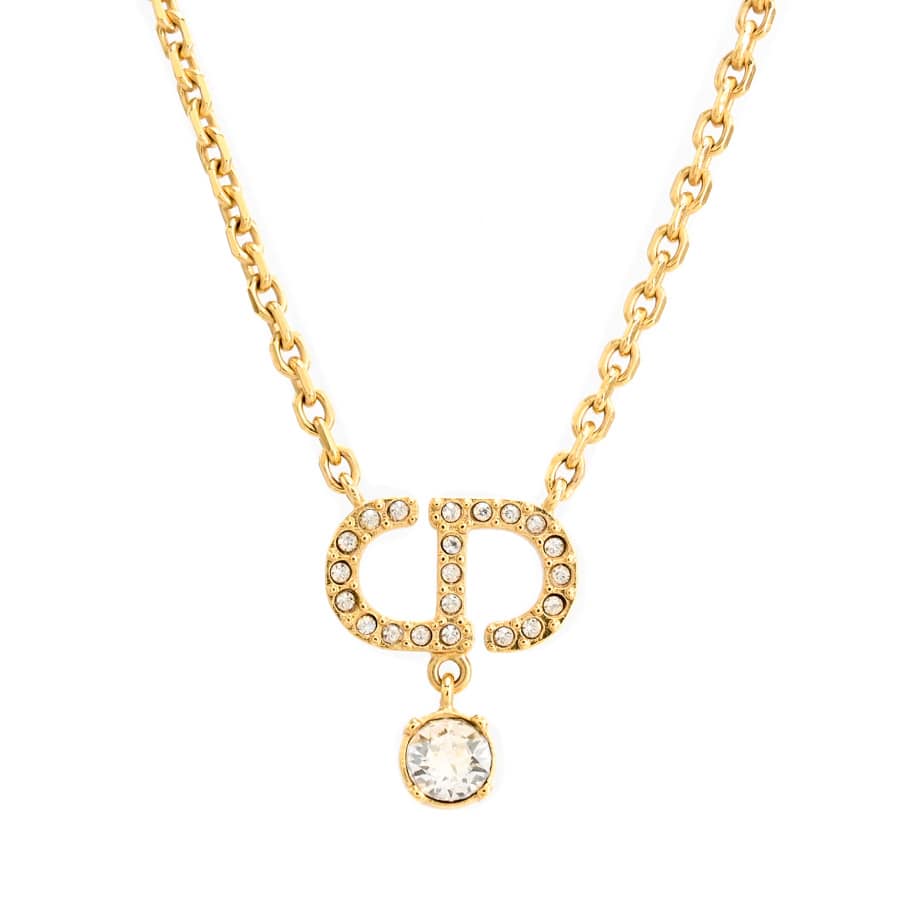 【中古A品】  ディオール CDロゴネックレス  N2890WOMCY ゴールドメッキ 横浜関内店