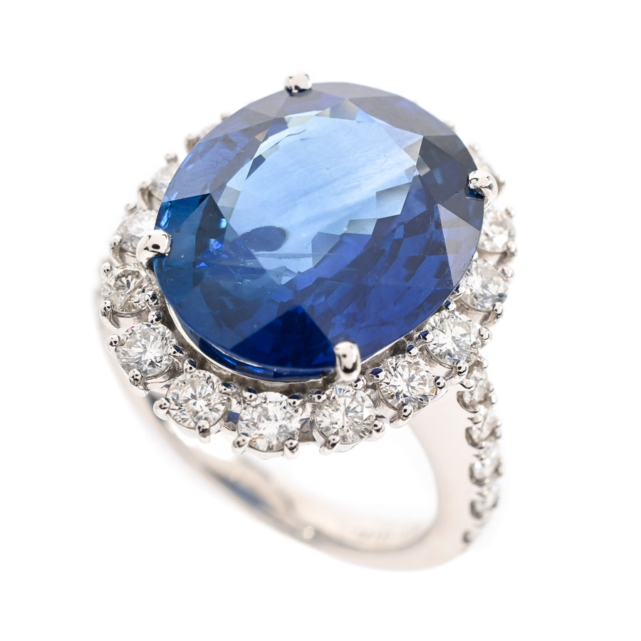 【中古A品】  ノンブランドジュエリー サファイア リング   プラチナ950 元町本店