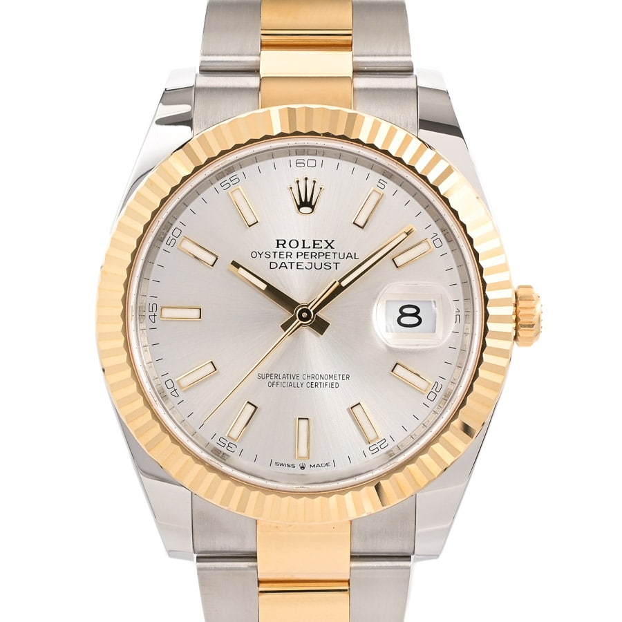 【未使用品】  ロレックス デイトジャスト41  126333/OYS ステンレス/イエローゴールド 銀座