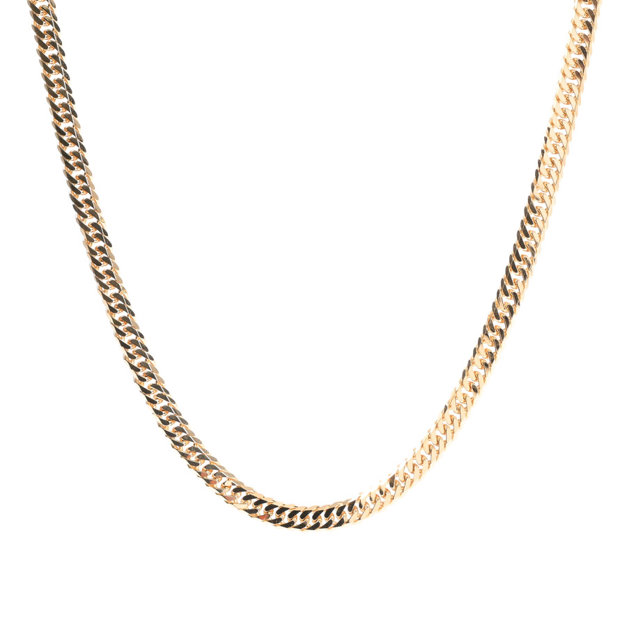 【中古A品】  ノンブランドジュエリー 喜平ネックレス 6面ダブル 61.5g   K18YG 新宿歌舞伎町店