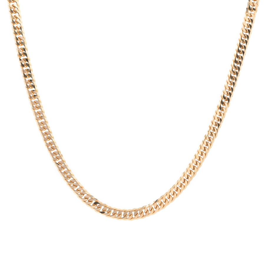 【中古A品】  ノンブランドジュエリー 喜平ネックレス 6面ダブル 50.9g   K18YG 横浜関内店