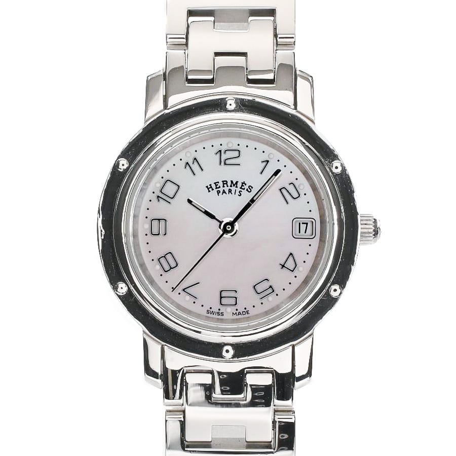 【中古A品】  エルメス クリッパー ナクレ  CL4.210 ステンレス 元町本店