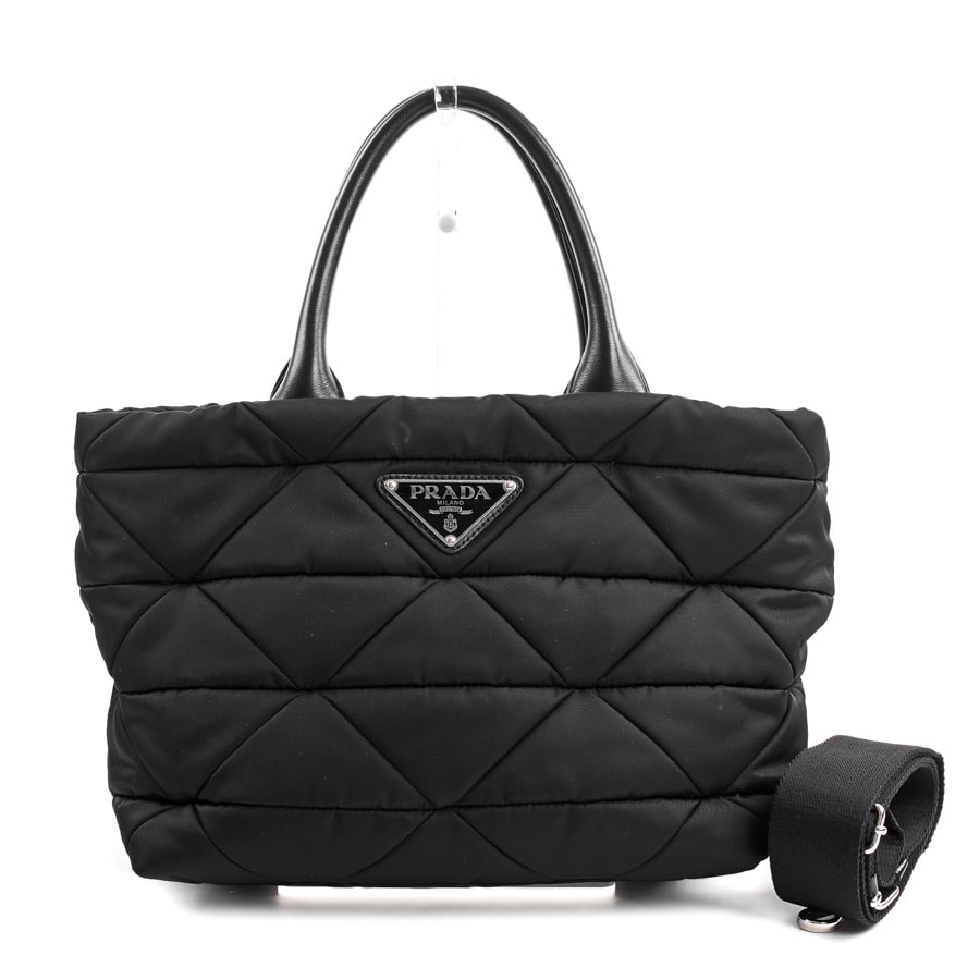 【中古A品】  プラダ ミディアムパデッドRe-Nylonトート  1BG436 リナイロン 横浜関内店