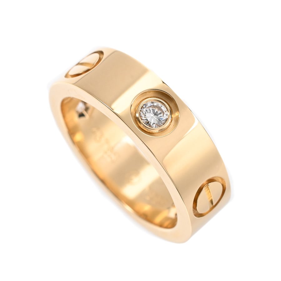 【中古A品】  カルティエ ラブリング  B4032448 K18イエローゴールド 銀座