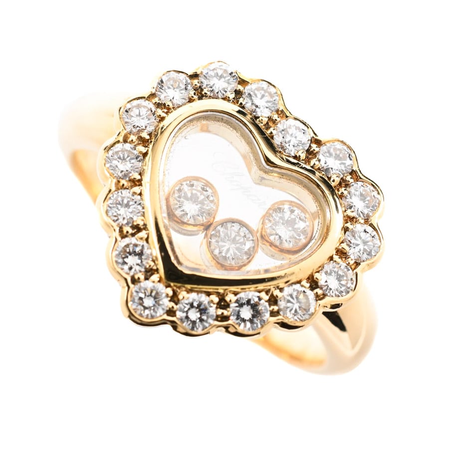 【中古B品】  ショパール ハッピーダイヤ   K18イエローゴールド 元町本店