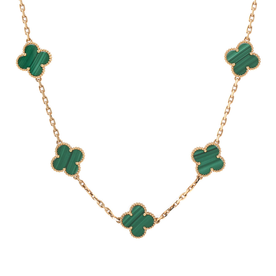 【中古A品】  ヴァンクリーフアーペル ヴィンテージアルハンブラ  VCARL88100 K18イエローゴールド 元町本店