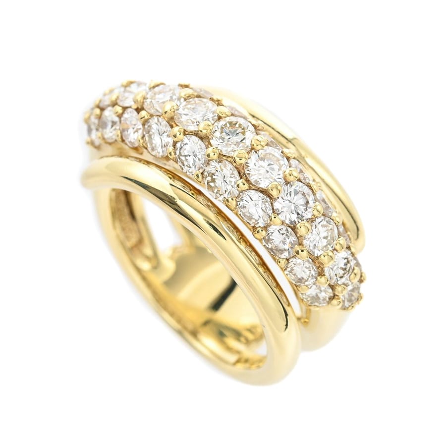 【中古B品】  その他ブランド ダイヤ リング   K18イエローゴールド 銀座