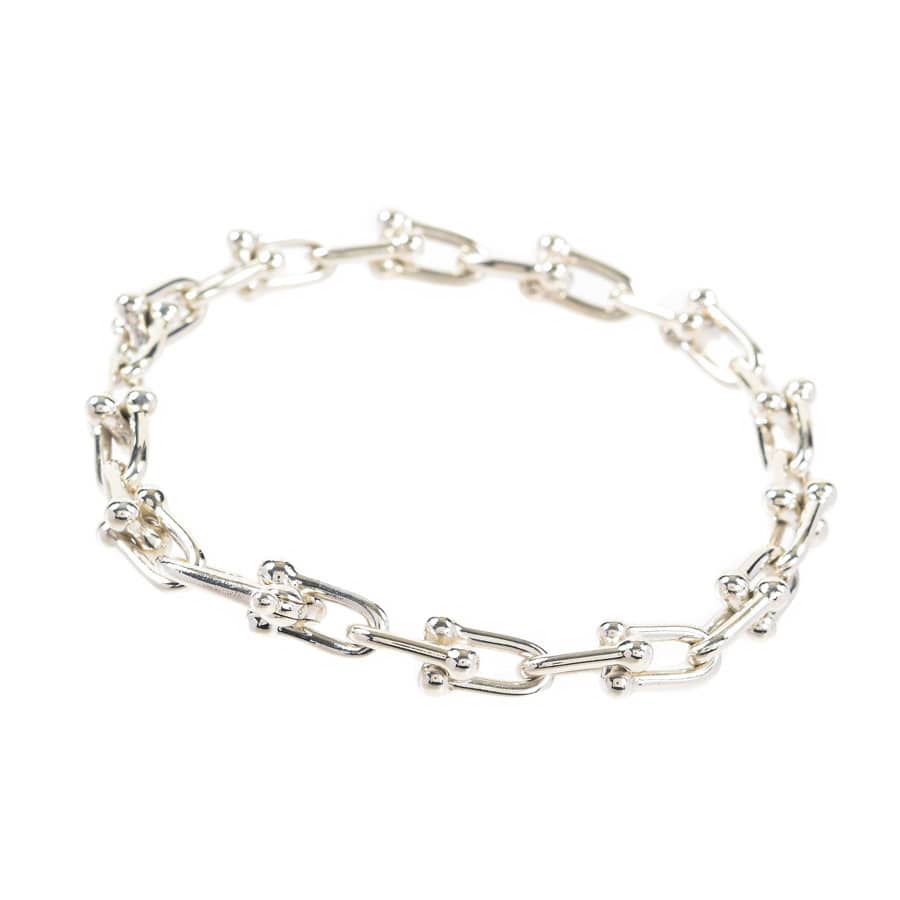 【中古A品】  ティファニー ハードウェア スモールリンク   シルバー925(SV925) 銀座