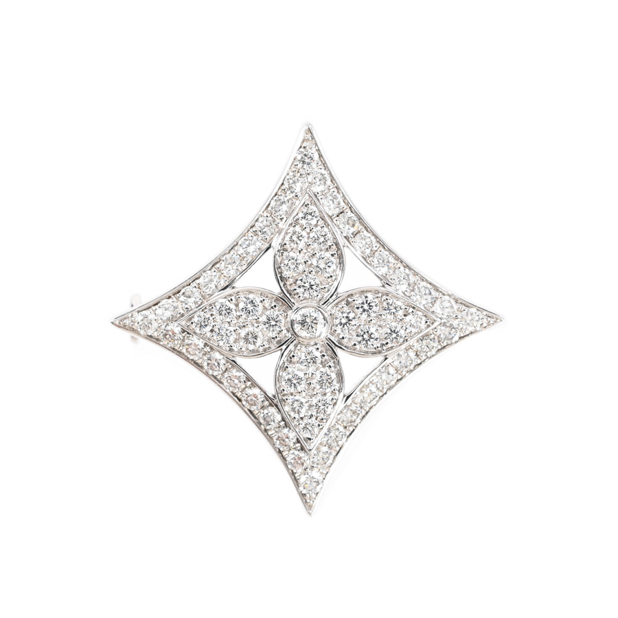 【中古A品】  ルイヴィトン パンダンティフ スターブロッサム   K18ホワイトゴールド 元町本店