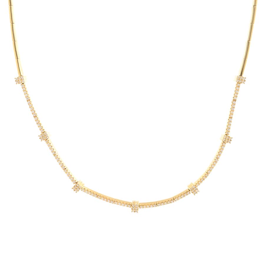 ダイヤ ネックレス   K18イエローゴールド 横浜関内店