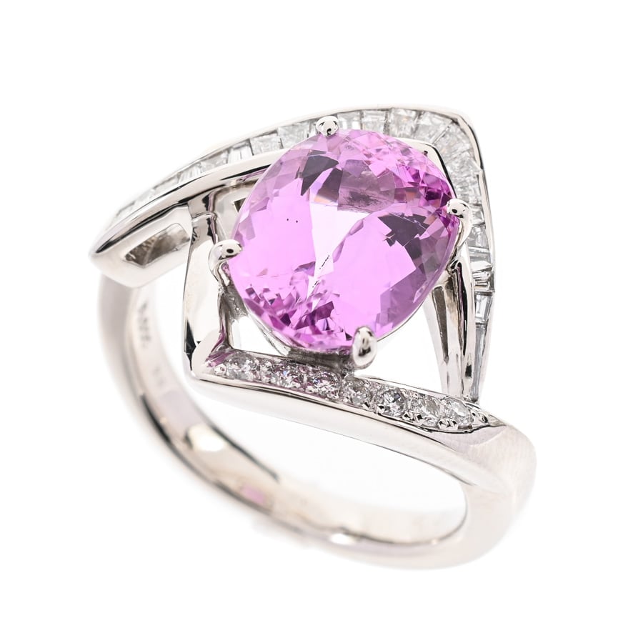 【中古A品】  ショーヤマガタ インペリアルトパーズ リング   プラチナ900/K18イエローゴールド(Pt900/K18YG) 銀座