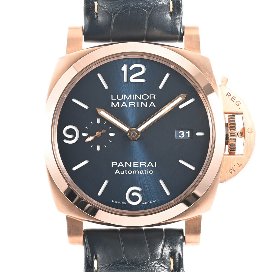 【中古A品】  パネライ ルミノール マリーナ ゴールドテック  PAM01112 ピンクゴールド 銀座