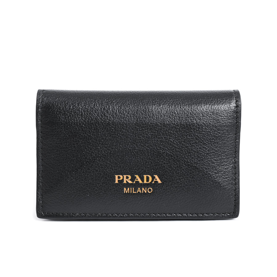 【中古AB品】  プラダ カードケース  1MC110 カーフ 元町本店