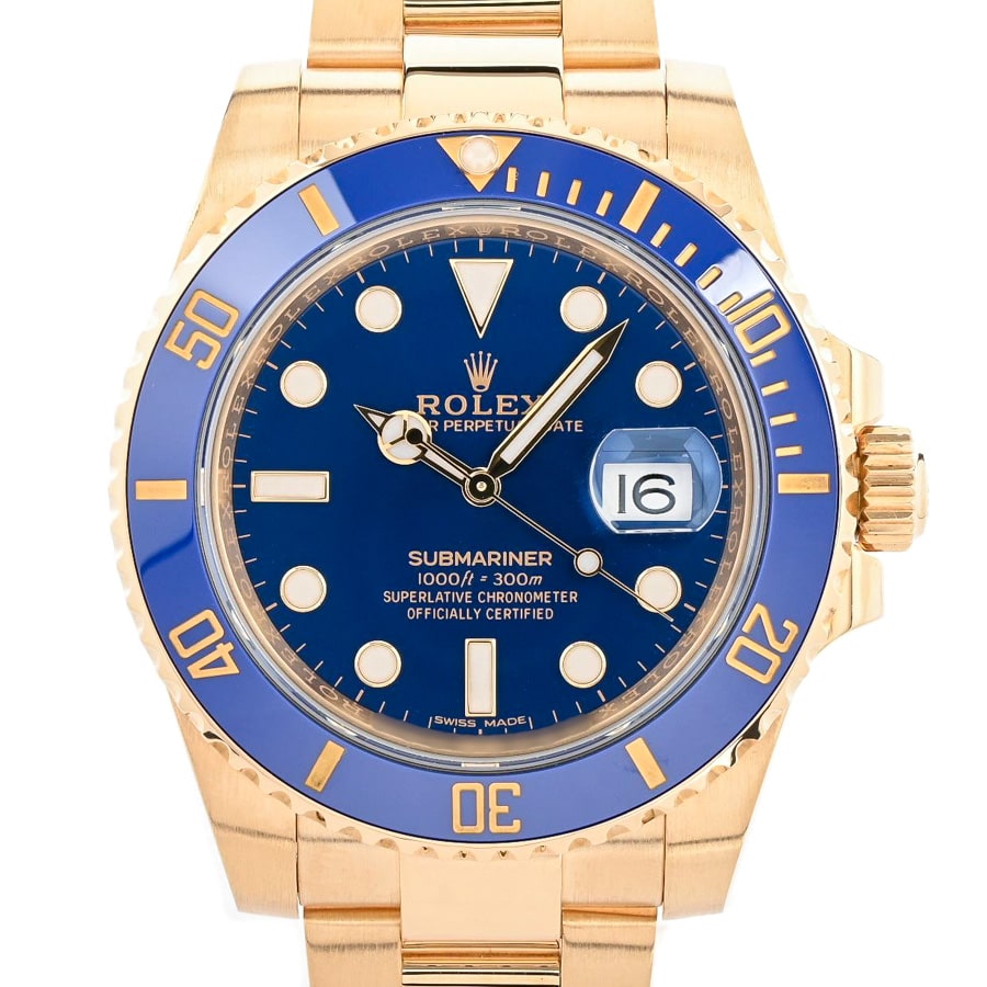 【中古A品】  ロレックス サブマリーナー  116618LB イエローゴールド 銀座