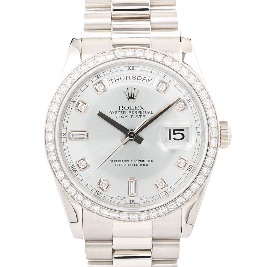 【中古A品】  ロレックス デイデイト  118346A プラチナ 横浜関内店