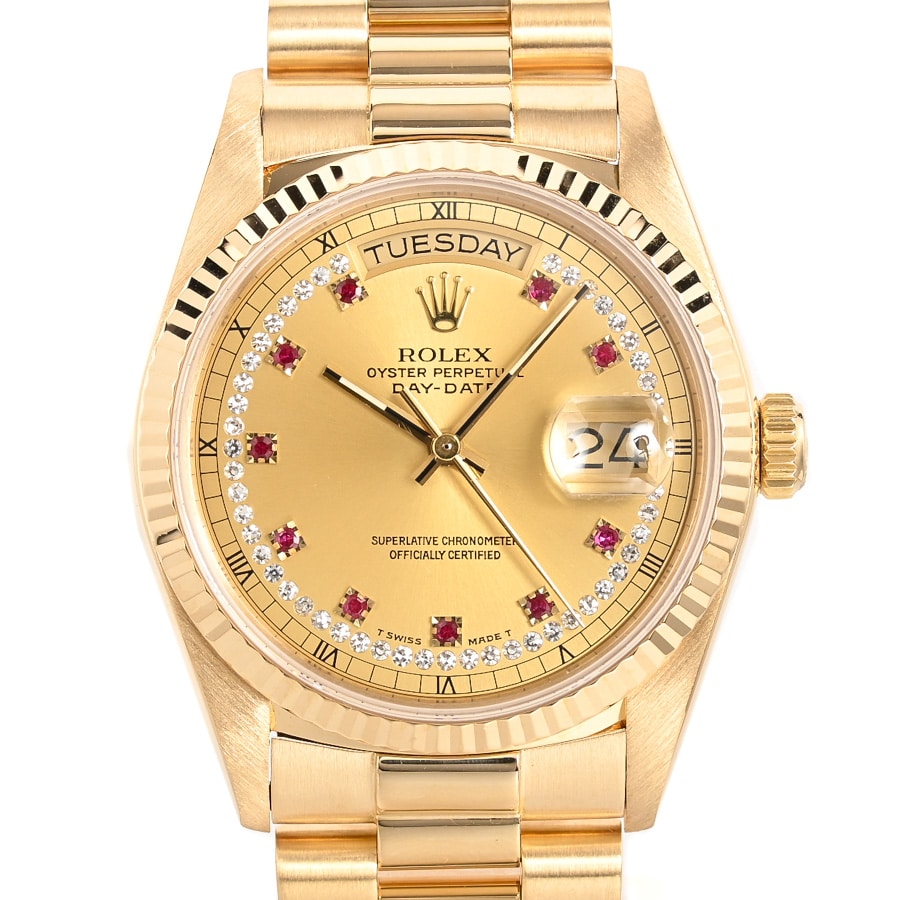 【中古A品】  ロレックス デイデイト  18038LR イエローゴールド 元町本店