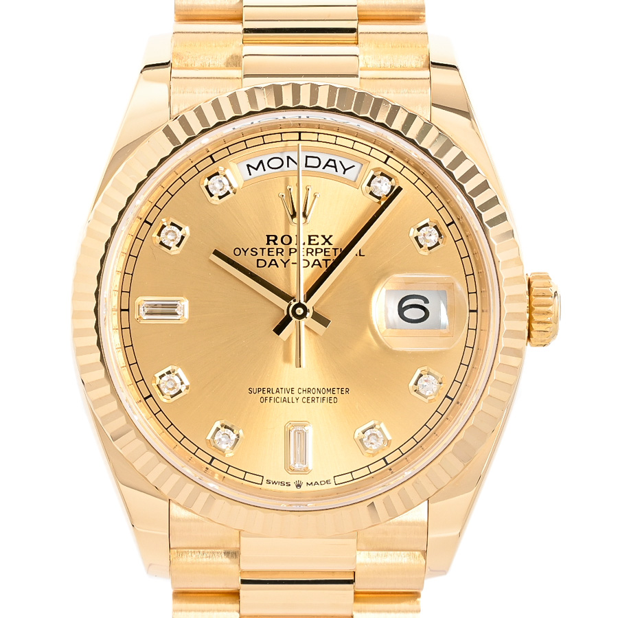 【中古A品】  ロレックス デイデイト36  128238A イエローゴールド 元町本店