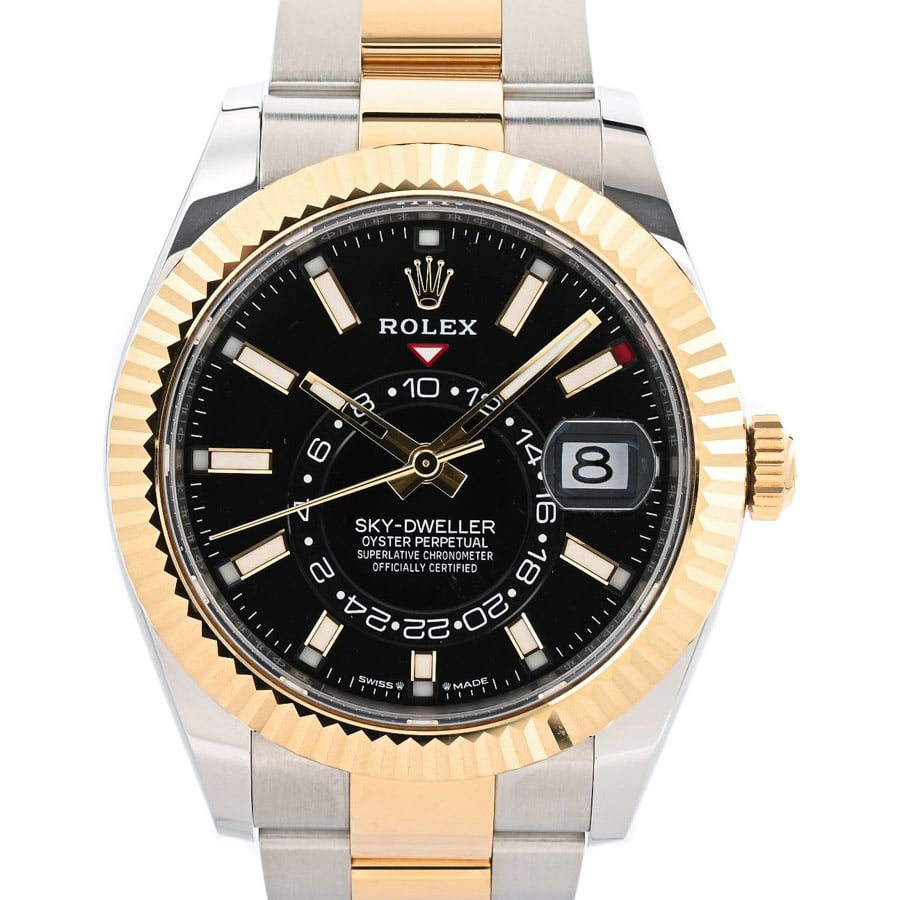 【中古A品】  ロレックス スカイドゥエラー  336933/OYS ステンレス/イエローゴールド 銀座