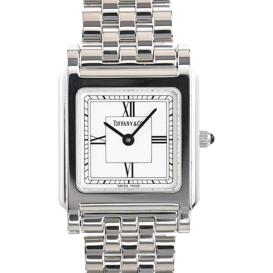 【中古A品】  ティファニー クラシック スクエア   ステンレス THE YOKOHAMA FRONT