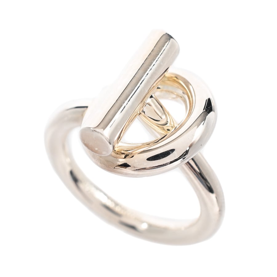 【中古A品】  エルメス エシャペ MM  H103658B シルバー925(SV925) 銀座