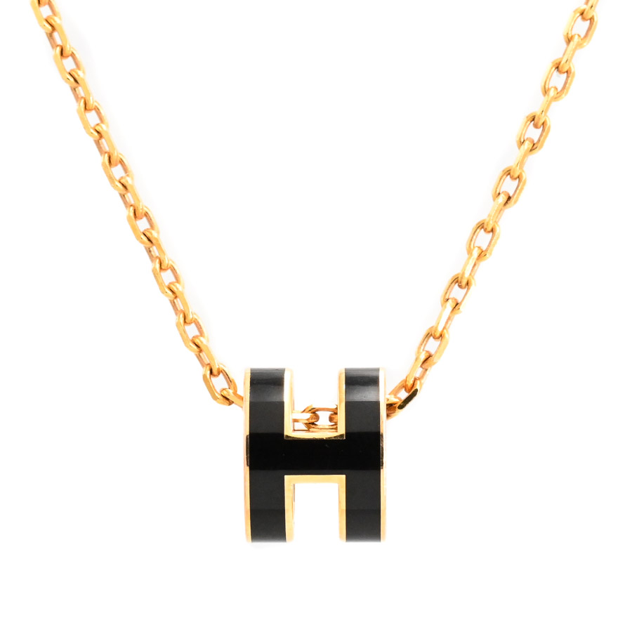 【中古A品】  エルメス ミニポップH   ローズゴールド 銀座