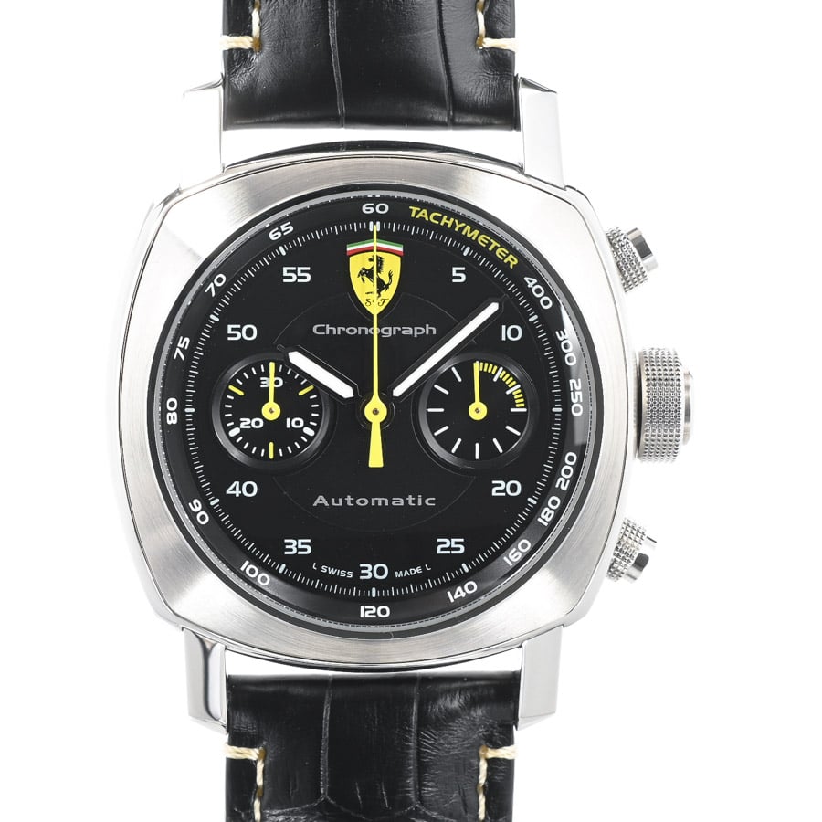 【中古A品】  パネライ フェラーリ スクーデリア クロノグラフ  FER00019 ステンレス SHIBUYA