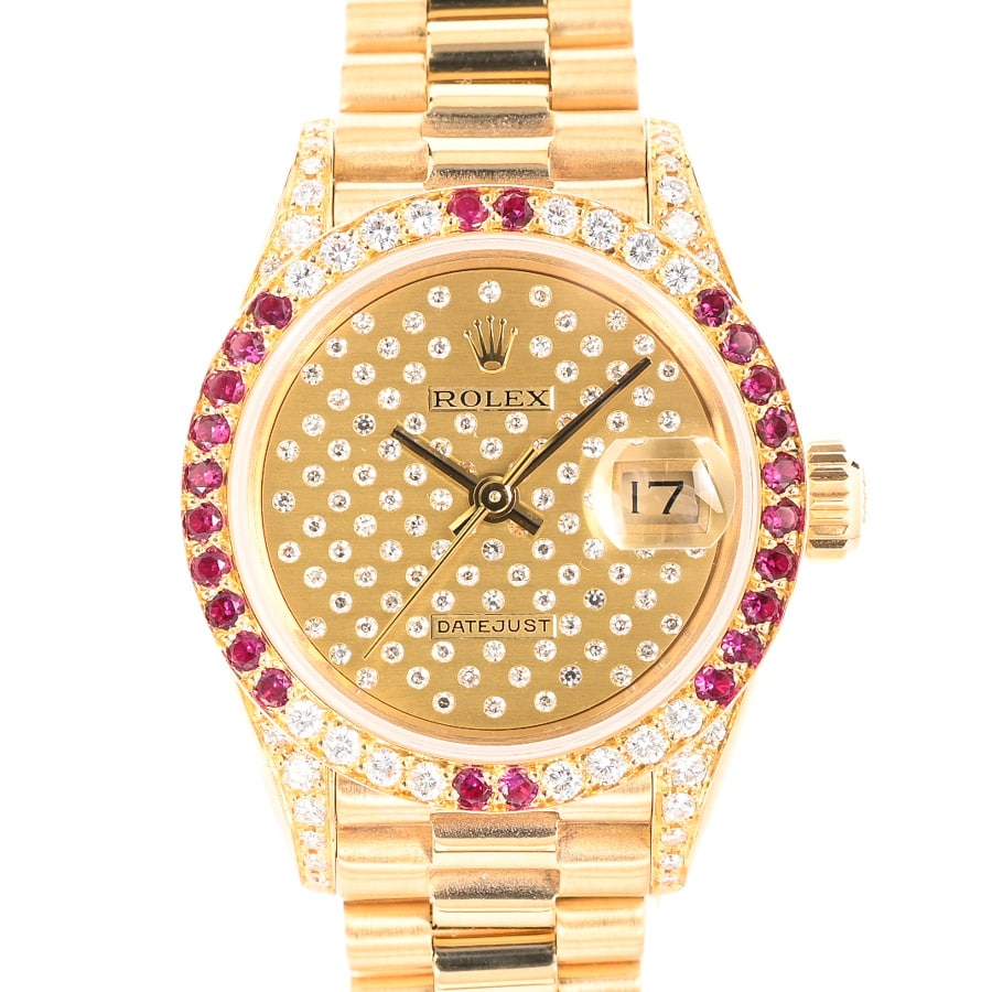 【中古A品】  ロレックス デイトジャスト  69038RU イエローゴールド 銀座