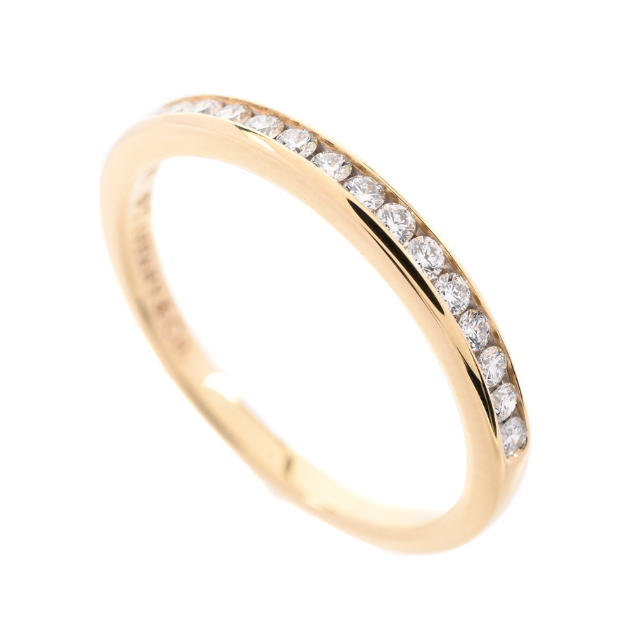 【中古A品】  ティファニー ハーフチャネルセッティング   K18イエローゴールド 横浜関内店