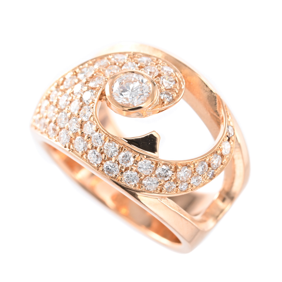 【中古A品】  ノンブランドジュエリー ダイヤ リング   K18ピンクゴールド 横浜関内店