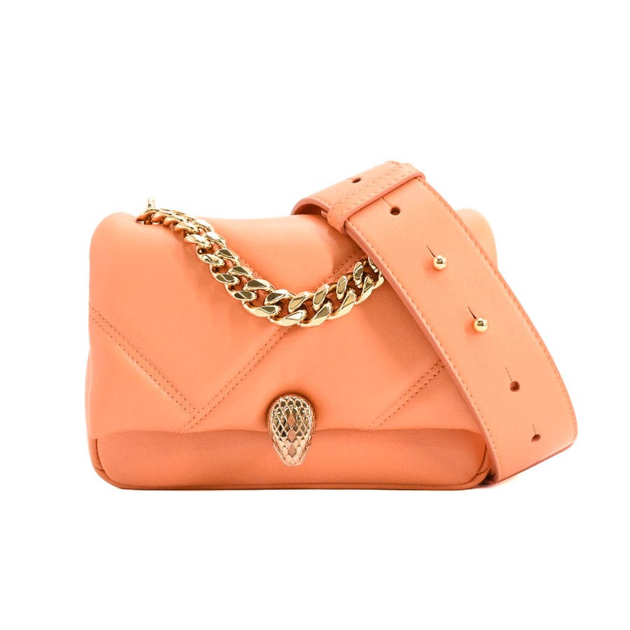 【中古A品】  ブルガリ セルペンティカボションハンドバッグ   カーフ 横浜関内店