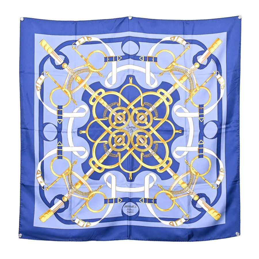 【中古A品】  エルメス カレ90   シルク 新宿歌舞伎町店