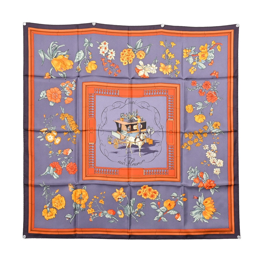 【中古A品】  エルメス カレ90   シルク 横浜関内店