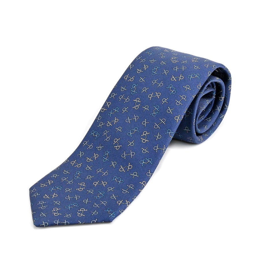 【中古A品】  エルメス ネクタイ   シルク 横浜関内店