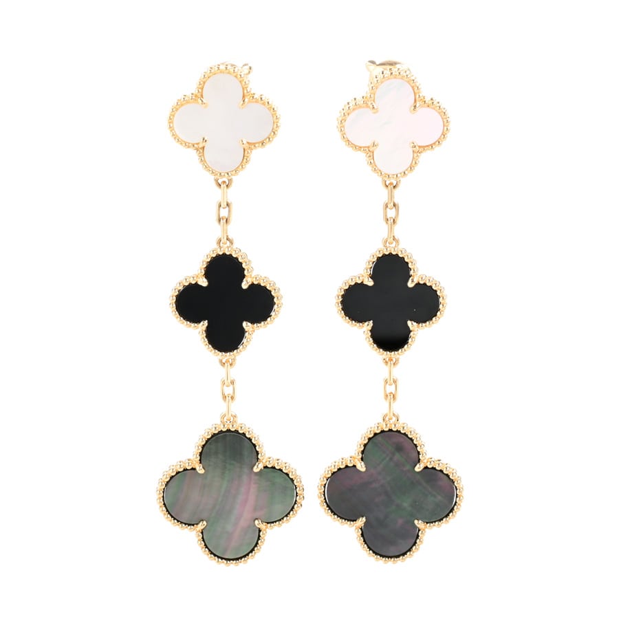 【中古A品】  ヴァンクリーフアーペル マジックアルハンブラ  VCARD79000 K18イエローゴールド 元町本店