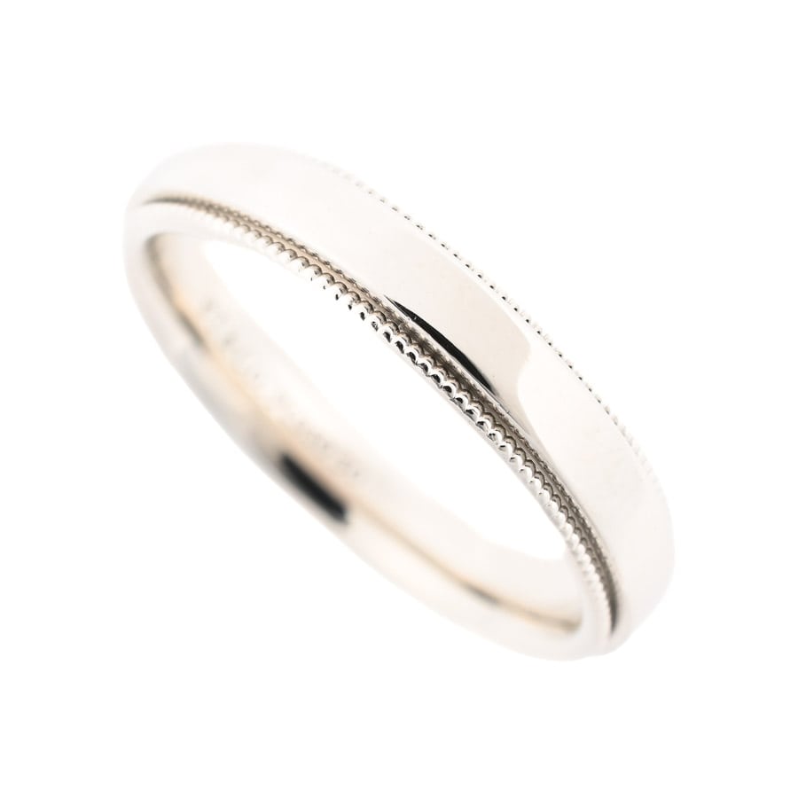 【中古A品】  ティファニー ミルグレイン   Pt950 横浜関内店