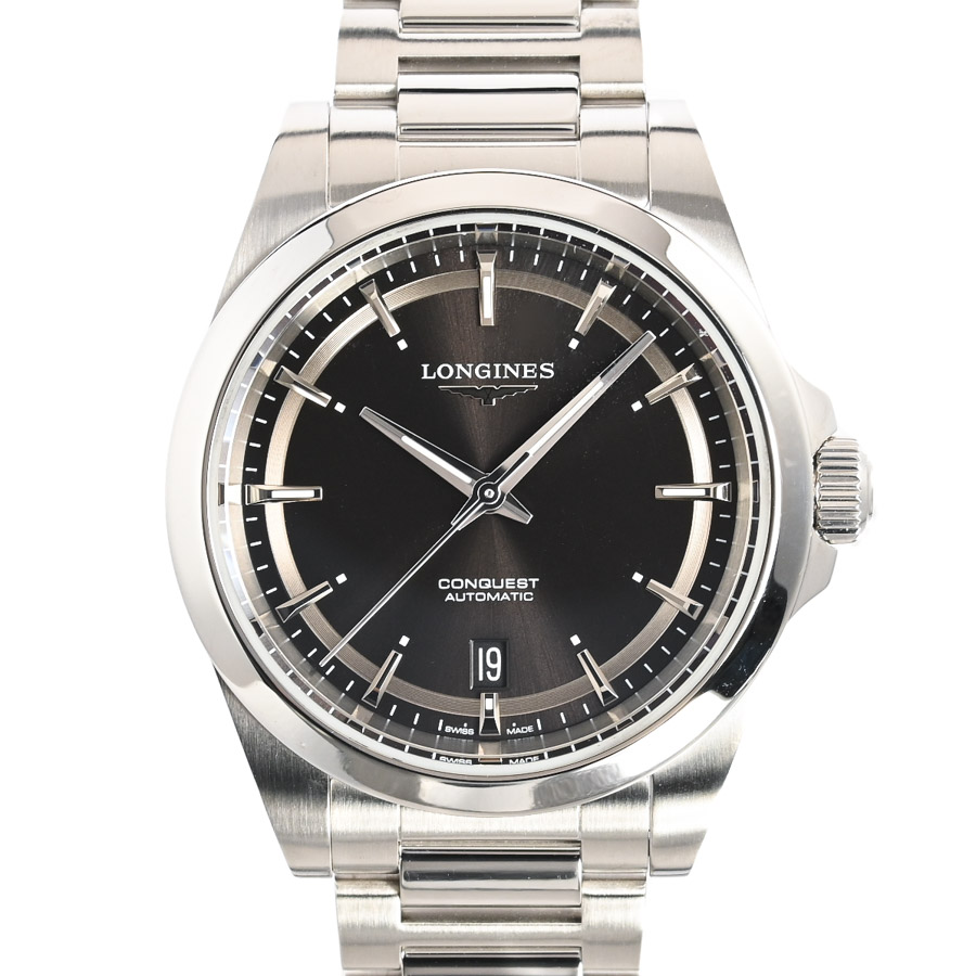 【中古A品】  ロンジン コンクエスト 33mm  L3.720.4.52.6 ステンレス 横浜関内店