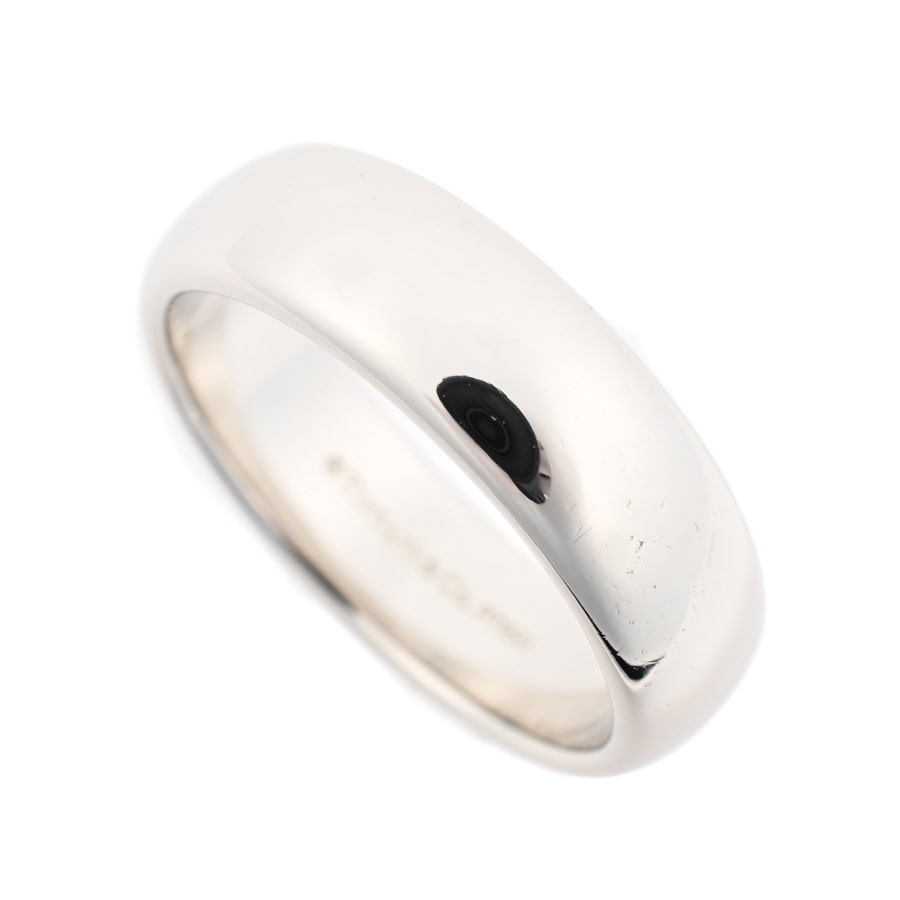 【中古A品】  ティファニー フォーエバー クラシックバンド   Pt950 新宿歌舞伎町店