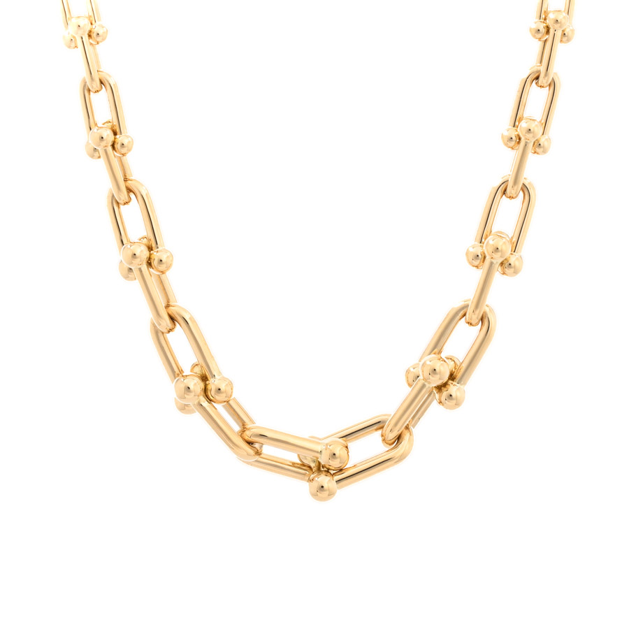 【中古A品】  ティファニー ハードウェア グラジュエイテッドリンク   K18イエローゴールド 横浜関内店