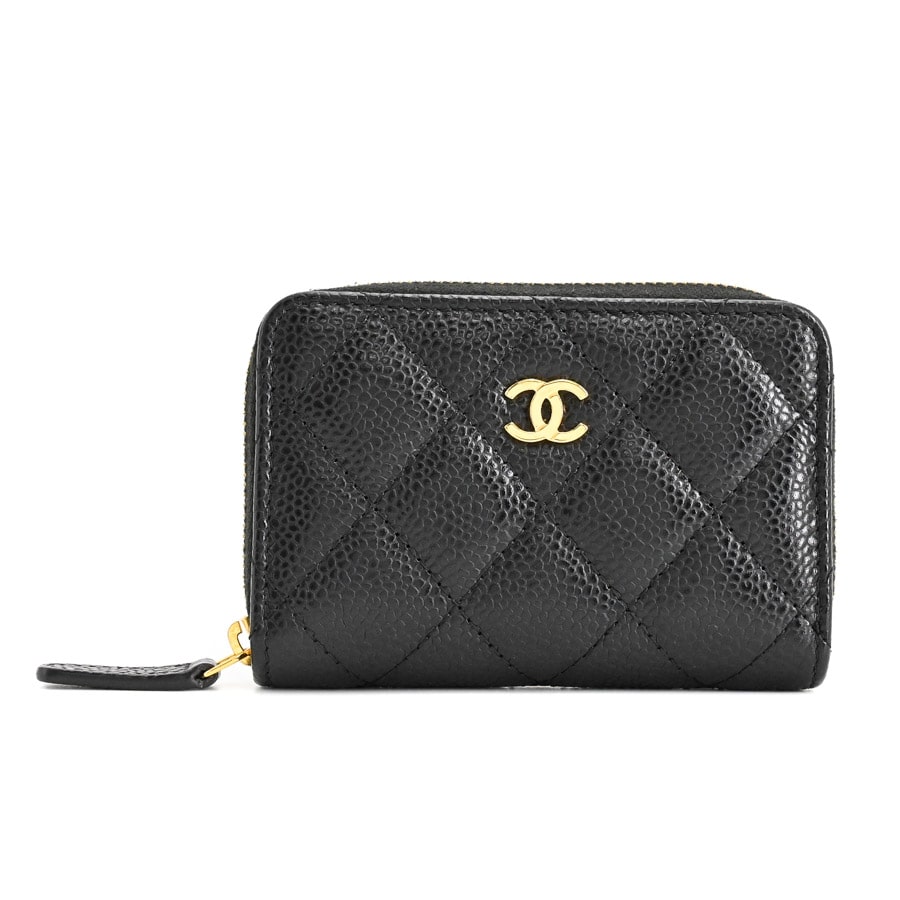 【中古A品】  シャネル クラシックジップコインパース  AP0216 キャビア 新宿歌舞伎町店