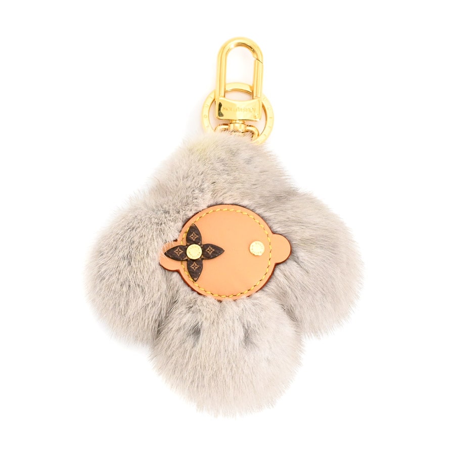 【中古A品】  ルイヴィトン ポルトクレヴィヴィエンヌ モノグラム M00894 ファー 銀座