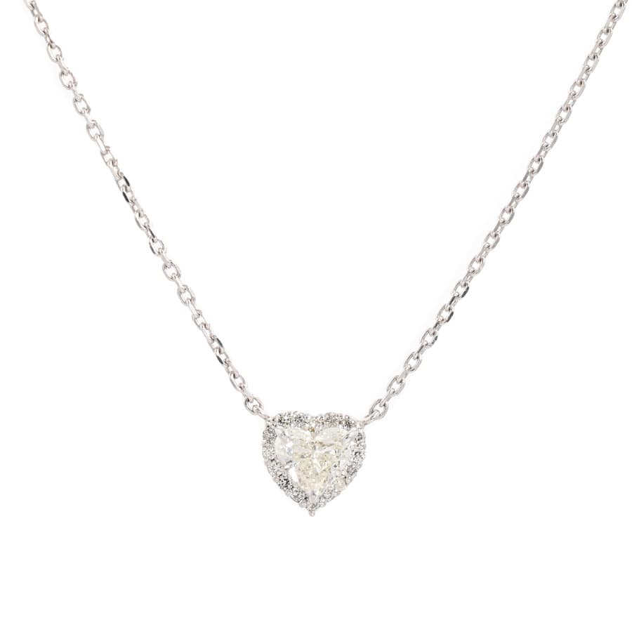 【中古A品】  ノンブランドジュエリー ダイヤ ネックレス   K18ホワイトゴールド 横浜関内店