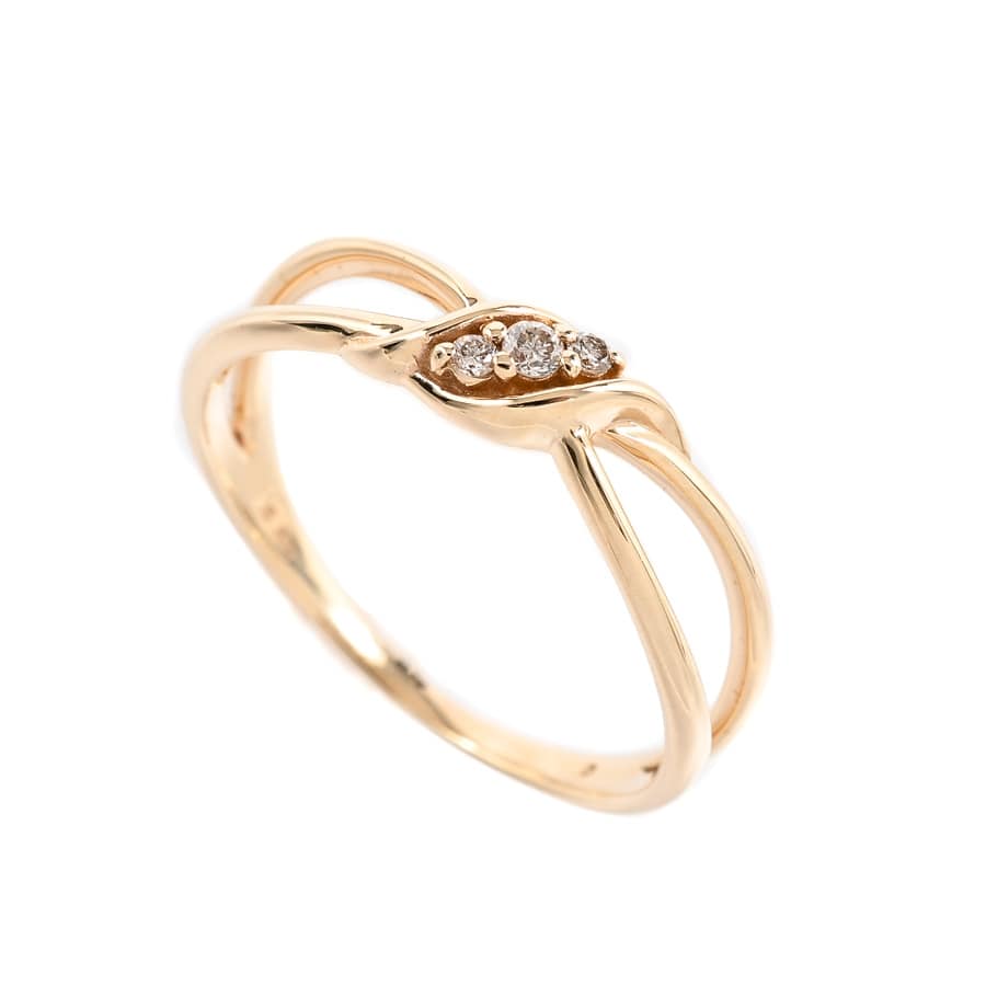 【中古A品】  ノンブランドジュエリー ダイヤ リング   K10イエローゴールド 横浜関内店