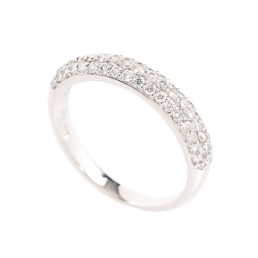 【中古A品】  ポンテヴェキオ ダイヤ リング   K18ホワイトゴールド 横浜関内店