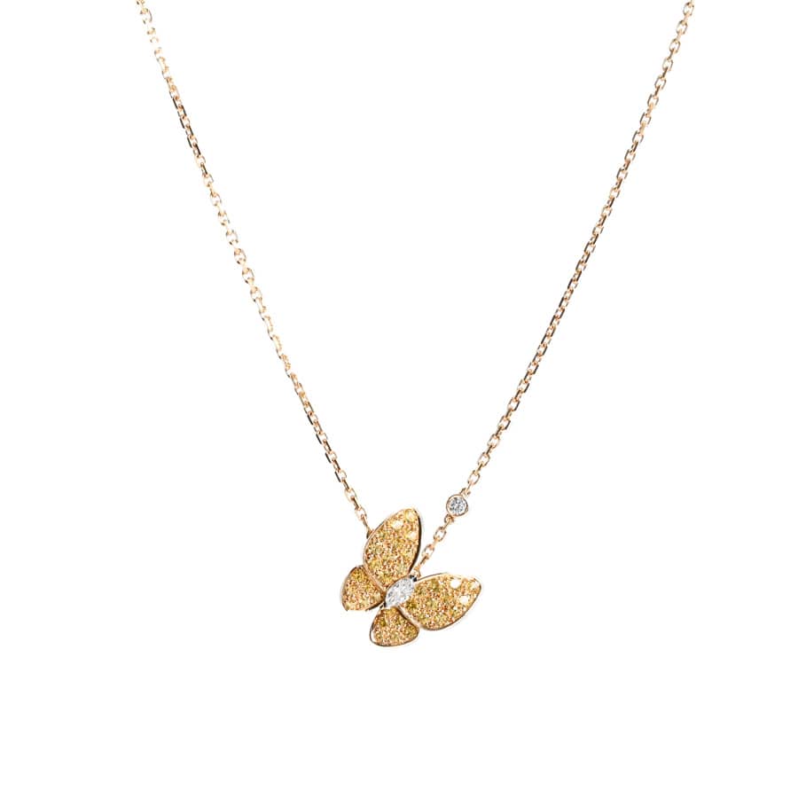 【中古A品】  ヴァンクリーフアーペル ドゥパピヨン  VCARO3M300 K18イエローゴールド 新宿歌舞伎町店