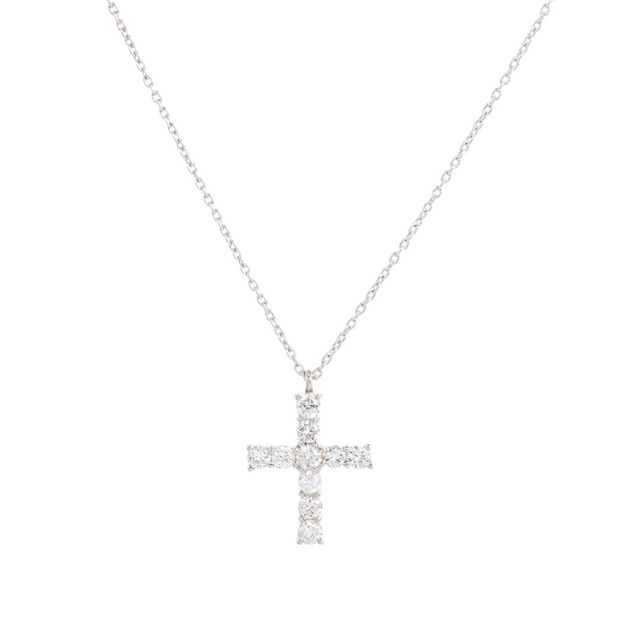 【中古A品】  ヴァンドーム ダイヤ ネックレス   プラチナ950/850(Pt950/850) 横浜関内店