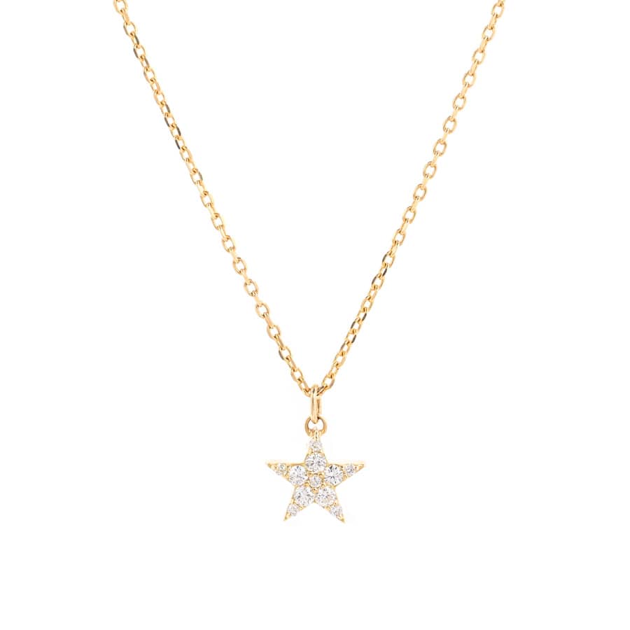 【中古A品】  ノンブランドジュエリー ダイヤ ネックレス   K18YG 横浜関内店